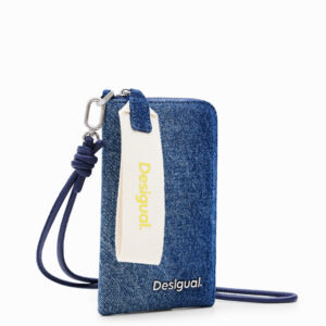 L denim phone pouch