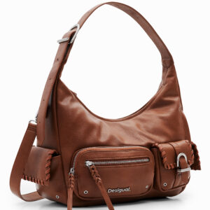 L pockets shoulder bag